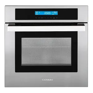 Cosmo C106SIX-PT 24 In. Lumin Collection 2.5 Cu. Ft. Electric Wall Oven, 8 Functions And Tr