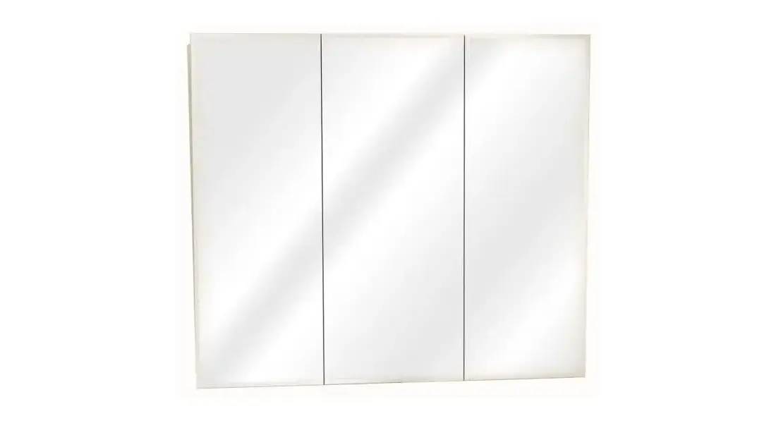 Zenna Home M48 Zenith 48 W X 30 In H Surface-Mount Tri-View Bevel