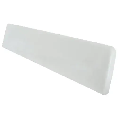 21-1/4 X 3-1/2" Solid White Marble Universal Side Splash