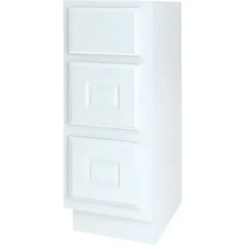 Bath Vanity Base Cabinet, 12w X 34-1/2h X 21d, White Finish Bath Vanity Base Cabinet, 12w X 34-1/2h X 21d, White Finish