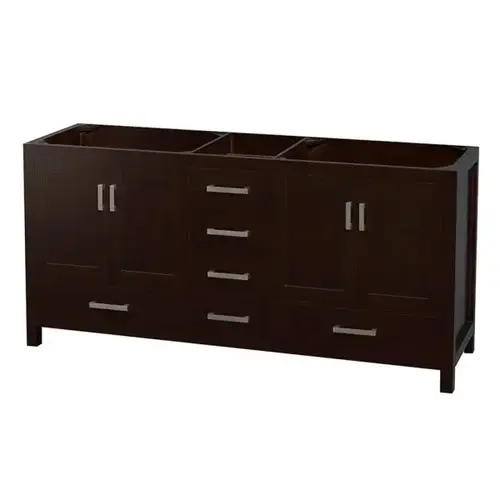 Sheffield 72 In. Double Bathroom Vanity (Espresso) Sheffield 72 In. Double Bathroom Vanity (Espresso)