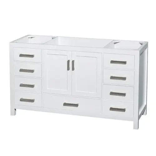 Sheffield 60 In. Single Bathroom Vanity (White)