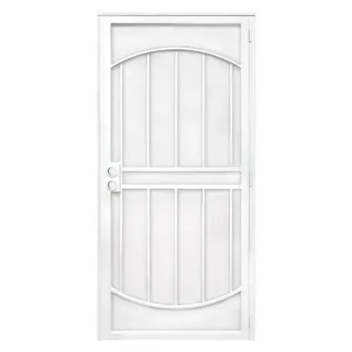 36 In. X 80 In. Arcadamax White Surface Mount Steel Door