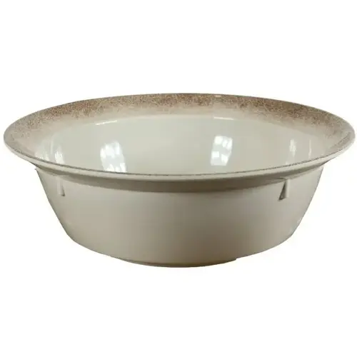 320 Oz 10 Qt Bowl 18 X 6" Deep For Rim Fill 496 Oz 15.5 Quart Jaz