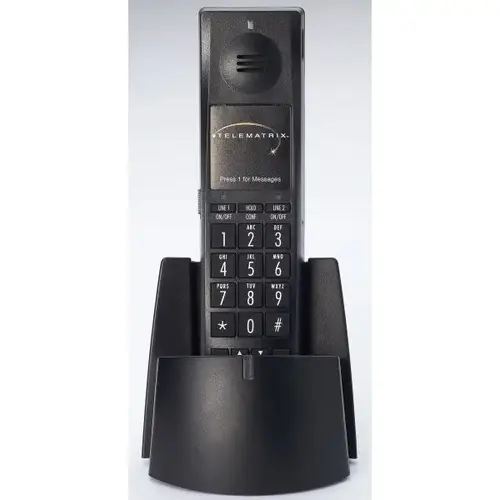 Black 1.9ghz 2-Line Cordless Handset Kit Black 1.9ghz 2-Line Cordless Handset Kit