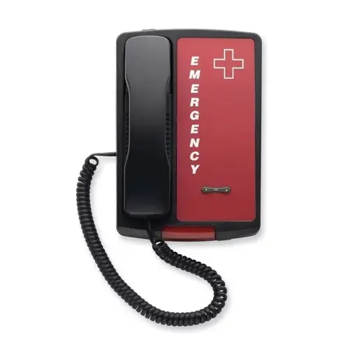 Lbe-08 Black 1-Line Emergency Phone