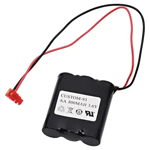 3.6 Volt 800 Mah Replacement Emergency Lighting Battery