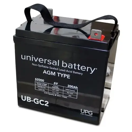 6-Volt 200 Ah L5 Terminal Sealed Agm Rechargeable Battery