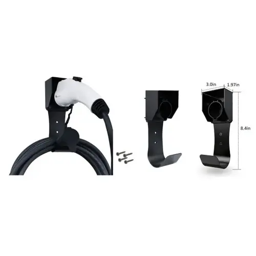 Breezev J1772 Holster And Dock With Cable Hook