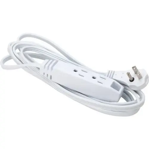Spt-2 10 Ft 16-Gauge 13 Amp Indoor Power Extension Cord (White) Spt-2 10 Ft 16-Gauge 13 Amp Indoor Power Extension Cord (White)