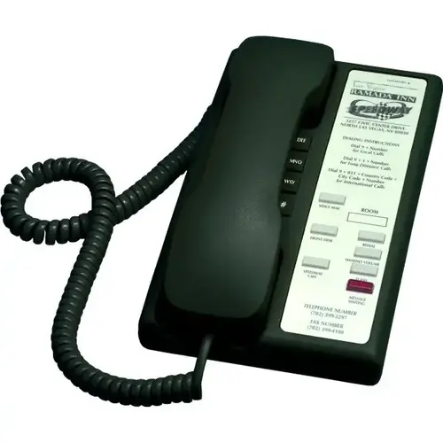 Nugget Single Line Black Telephone
