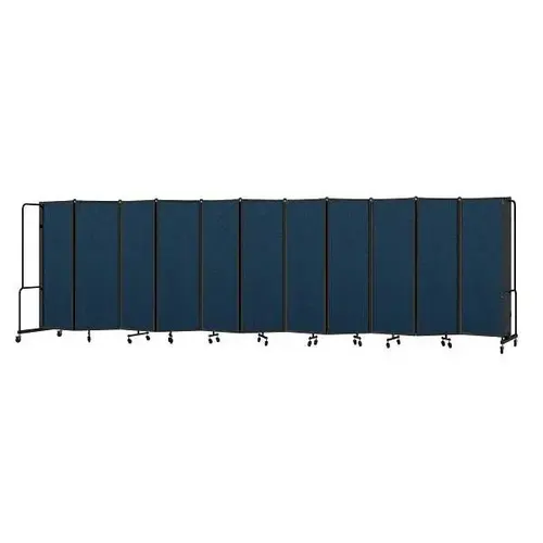 Room Divider 6 ftH11 Sections Blue Panel