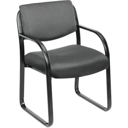 Boss Gray Guest Chair Black