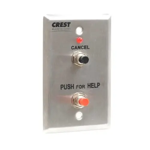 Nurse Call Bedside Station, Replacement For Rauland, 1-Gang