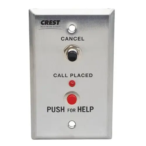 Crest Healthcare B-113C Cornell Nurse Call Pushbutton Bedside Station ...