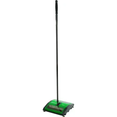9.5 In Floor Sweeper W/ Washable Rubber Blades And Steel Handle