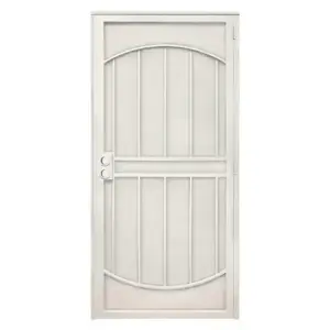 Unique Home Designs IDR06400362061 36 In. X 80 In. Arcada Navajo White Steel Security Door
