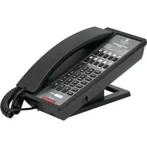 Bittel HA62TSD-3-BW Neo Speakerphone Single Line With 3,5, Or 10 Guest Service Keys, Black