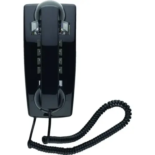 2554w Single Line Black Telephone