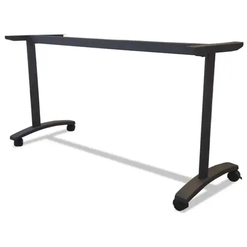 Valencia Series Training Table T-Leg Base, 54w X 19.75d X 28.5h, Black