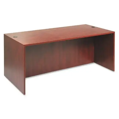 Valencia Series Straight Front Desk Shell, 71" X 35.5" X 29.63", Medium Cherry Valencia Series Straight Front Desk Shell, 71" X 35.5" X 29.63", Medium Cherry