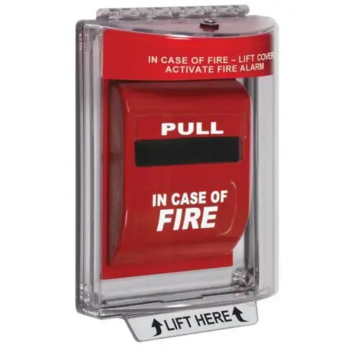 Fire Alarm Universal Stopper With Horn, Flush Mount Fire Alarm Universal Stopper With Horn, Flush Mount