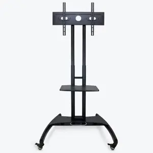 LUXOR FP2500 Adjustable Height Rolling Tv Stand