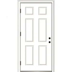 MMI DOOR Z0364680R 6-Panel 36" X 80" Rh-Out On 4-9/16" Primed Composite Frame