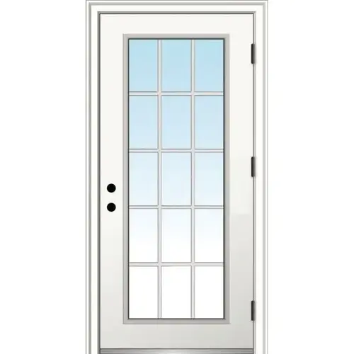 15 Lite 36" X 80" Lh-Out Clear On 4-9/16" Primed Composite Frame 15 Lite 36" X 80" Lh-Out Clear On 4-9/16" Primed Composite Frame