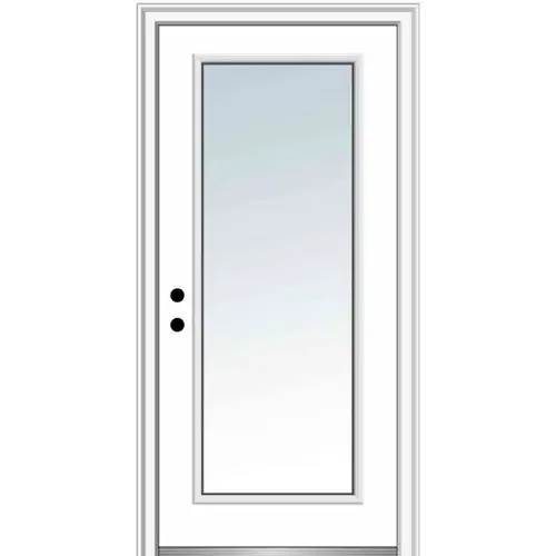 Full Lite 34" X 80" Rh-In Clear On 4-9/16" Finger-Jointed Primed Frame Full Lite 34" X 80" Rh-In Clear On 4-9/16" Finger-Jointed Primed Frame
