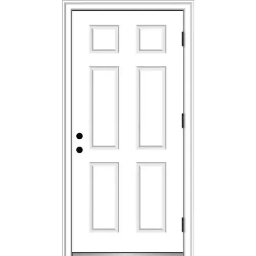 6-Panel 36" X 80" Lh-Out On 4-9/16" Primed Composite Frame 6-Panel 36" X 80" Lh-Out On 4-9/16" Primed Composite Frame