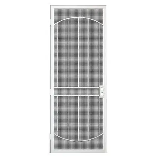 36 In. X 96 In. Arcada White Right Steel Security Door 36 In. X 96 In. Arcada White Right Steel Security Door