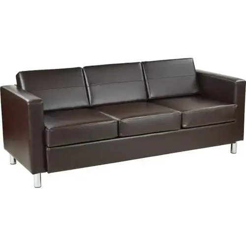 Espresso Faux Leather Easycare Espresso Faux Leather Sofa Espresso Faux Leather Easycare Espresso Faux Leather Sofa