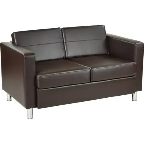 Espresso Faux Leather Easycare Espresso Faux Leather Loveseat Espresso Faux Leather Easycare Espresso Faux Leather Loveseat