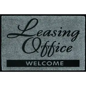 Hd Supply GM31CH Leasing Office Welcome Floor Mat, Charcoal, 3 ft X 2 ft
