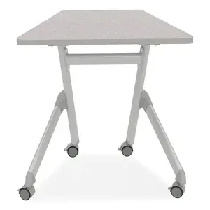 Safco 1226GR Learn Nesting Trapezoid Desk, 32.83" X 22.25" X 29.5", Gray
