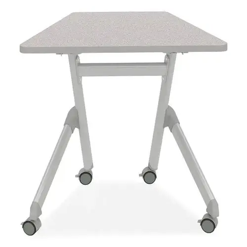 Learn Nesting Trapezoid Desk, 32.83" X 22.25" X 29.5", Gray
