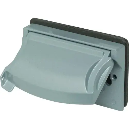 1-Gang Flip Vertical/Horizontal Weatherproof Cover (Gray)