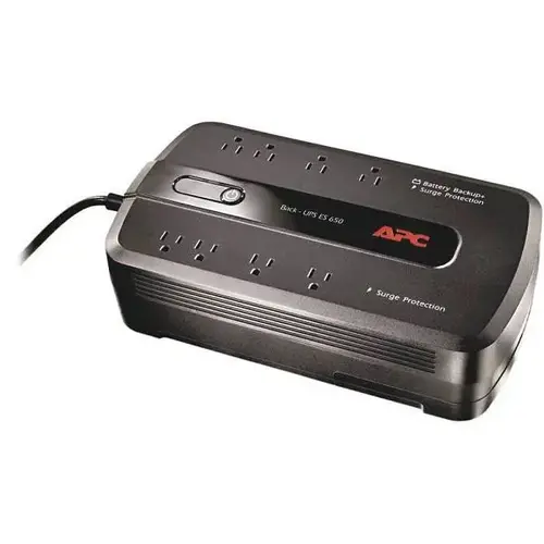 8-Outlet 650 Va 365 Joules Back-Ups Es 650 Battery Backup System