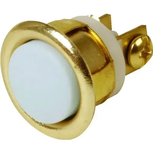 5/8" Unlighted Flush Mount Door Chime Button