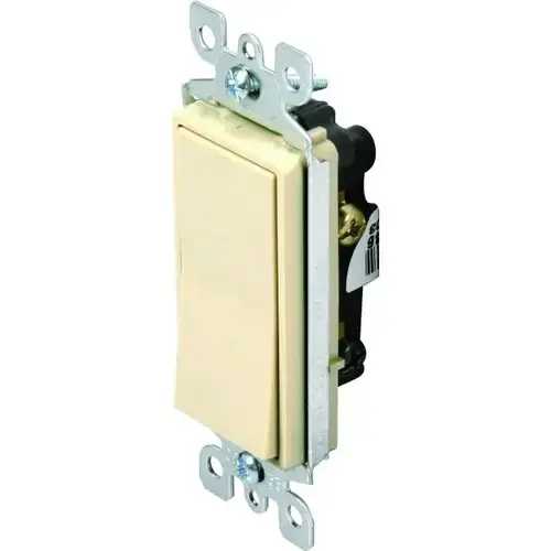 15 Amp 3-Way Decorator Wall Switch (Ivory) 15 Amp 3-Way Decorator Wall Switch (Ivory)