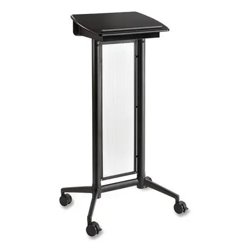 Impromptu Lectern, 26.5" X 18.75" X 46.5", Black Impromptu Lectern, 26.5" X 18.75" X 46.5", Black