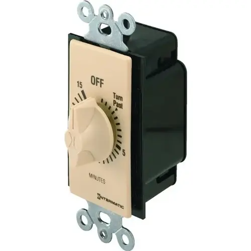 15 Minute Spring-Wound Auto-Off Timer (Ivory)