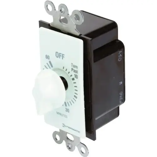 15 Minute Spring-Wound Time Switch (White) 15 Minute Spring-Wound Time Switch (White)