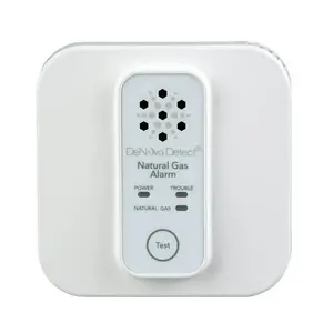DeNova Detect DD620NV-CTR 10-Year Battery-Powered Natural Gas Alarm With Voice Alert