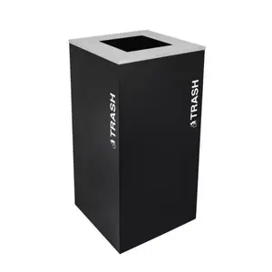 Kaleidoscope RC-KD36-T BLX 36 Gallon Modular Recycling Receptacle Rc-Kd36-T Blx