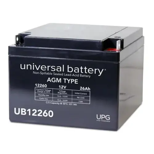 12v 26ah T3 Term Sealed Lead Acid Agm Rechargeable Battery