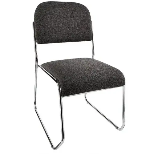 Sled-Base Stacking Chair Black Sled-Base Stacking Chair Black