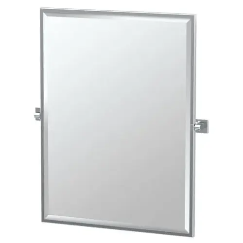 Elevate Framed Large Rectangle Mirror In Chrome