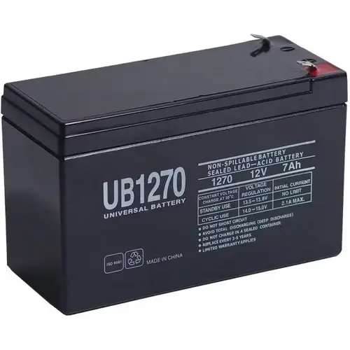 12-Volt 7 Ah F1 Terminal Sealed Lead Acid Sla Agm Rechargeable Battery